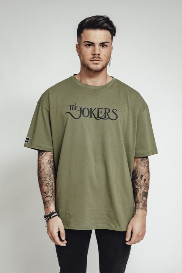 Camiseta básica Oversize TheJokers color Kaki