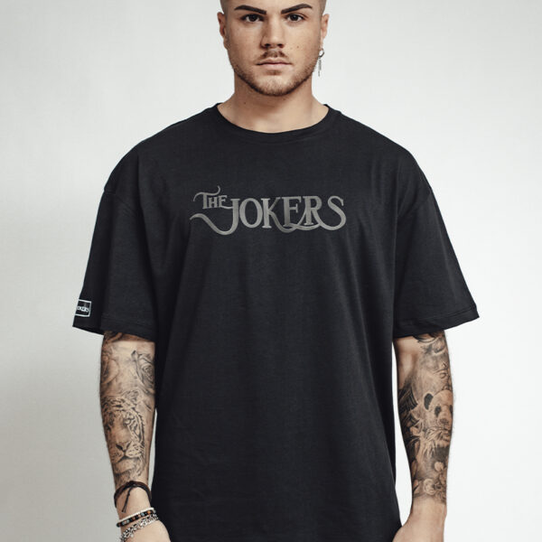 Camiseta básica oversize The Jokers color negro