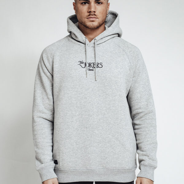 Sudadera Hoodie Básica Gris Hombre