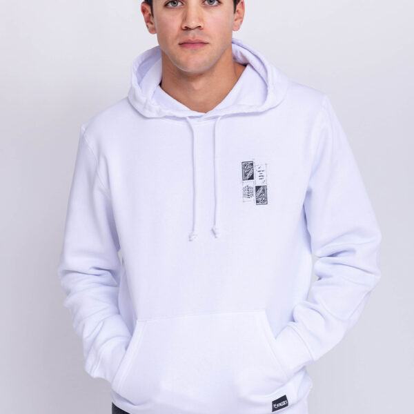 Cards Hoodie Blanco
