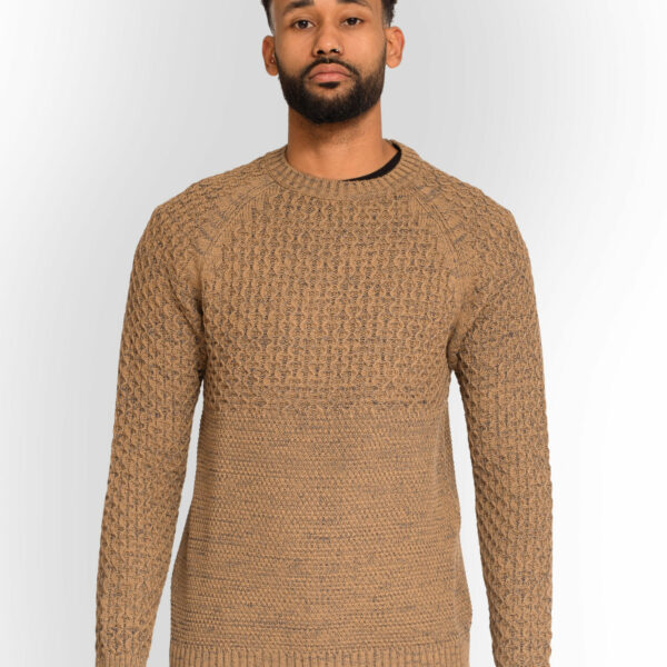 Jersey de Punto Mezcla Camel