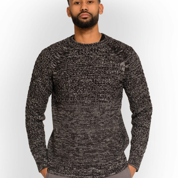Jersey de Punto Mezcla Negro