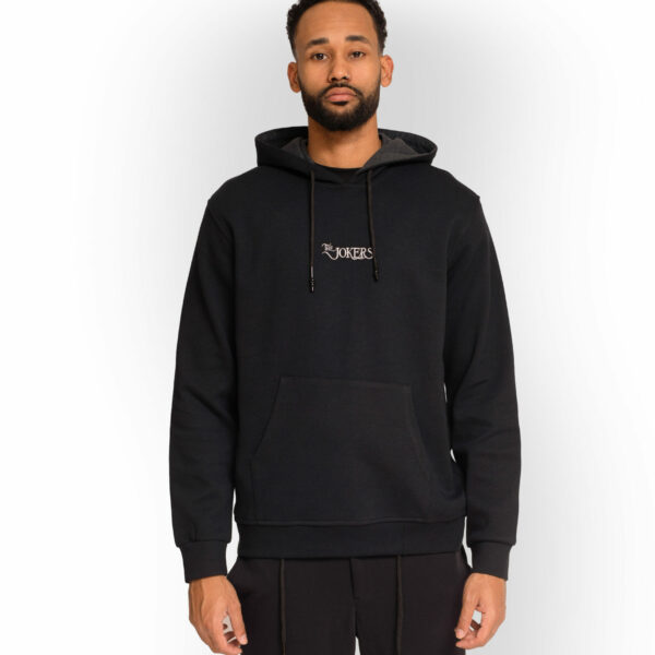 Sudadera Capucha Basic Regular Fit Negro