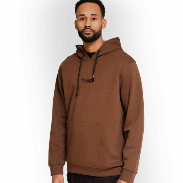 Sudadera Capucha Basic Regular Fit Terracota