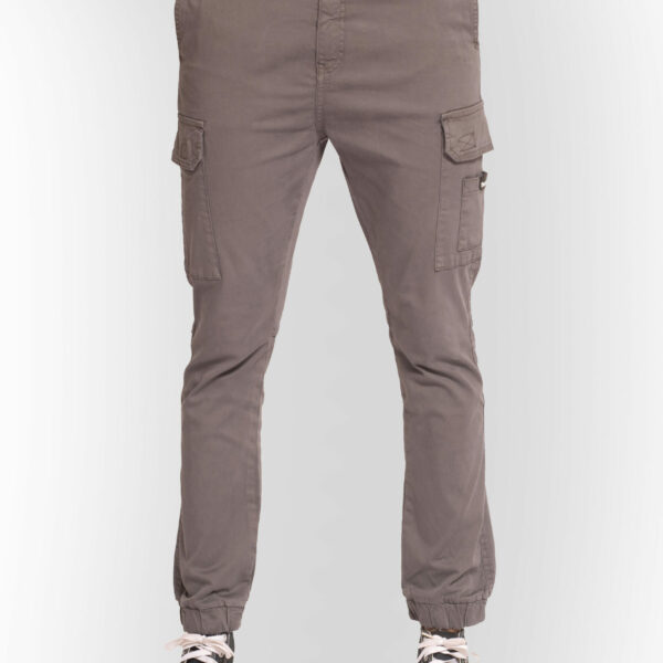 Pantalón Cargo Basic Bolsillos Antracita