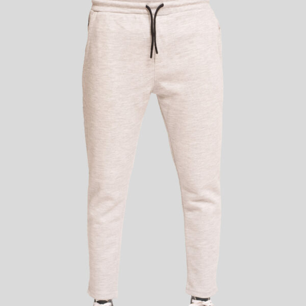 Jogging Punto Granito Basic Gris Perla