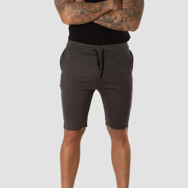 Bermuda Chándal Hombre Gris Marengo  Pantalón Corto Deportivo