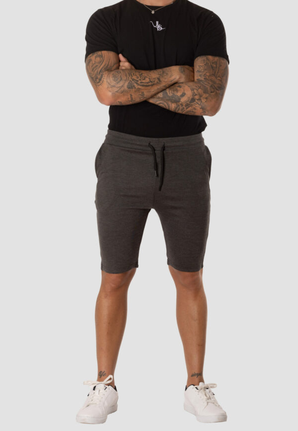 Bermuda Chándal Hombre Gris Marengo  Pantalón Corto Deportivo