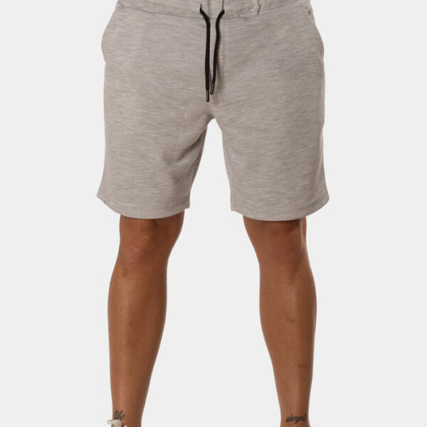 Bermuda Chándal Hombre Gris Claro Pantalón Corto Deportivo