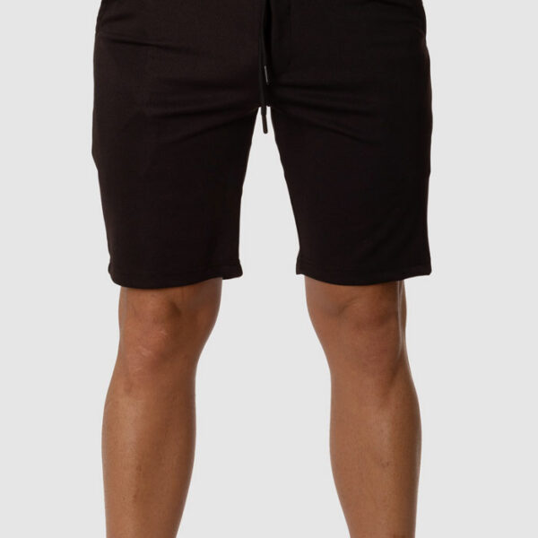 Bermuda Chándal Hombre Negro Pantalón Corto Deportivo