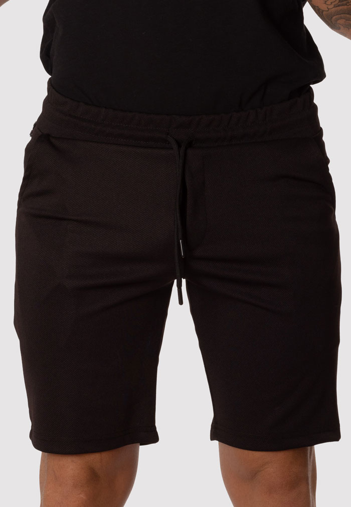 Bermuda Chándal Hombre Negro Pantalón Corto Deportivo - Image 2