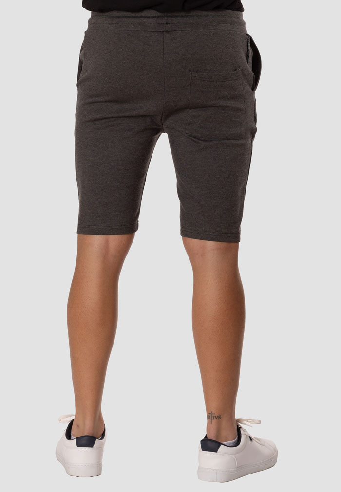 Bermuda Chándal Hombre Gris Marengo Pantalón Corto Deportivo - Image 3