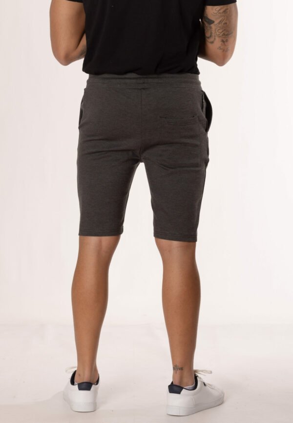 Bermuda Chándal Hombre Gris Marengo  Pantalón Corto Deportivo - Image 4