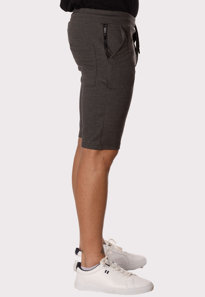 Bermuda Chándal Hombre Gris Marengo Pantalón Corto Deportivo - Image 4