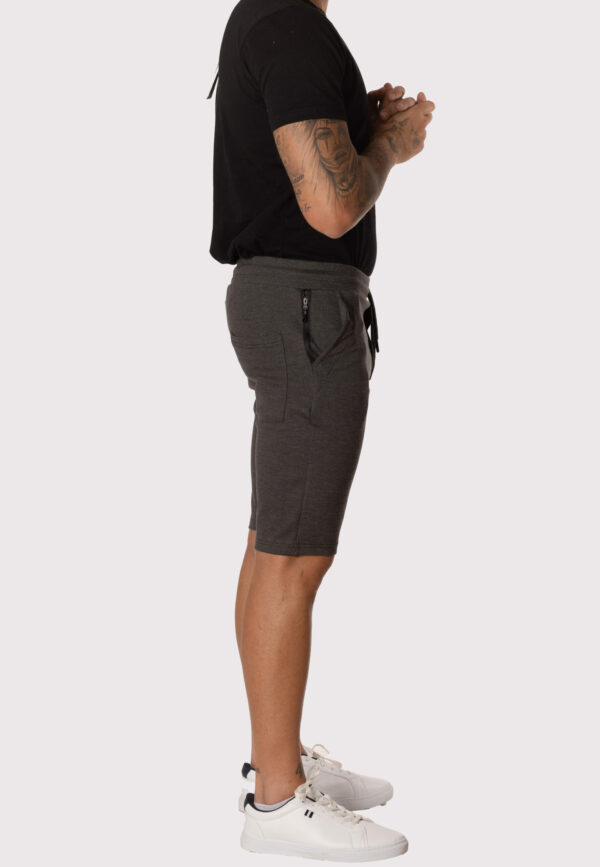 Bermuda Chándal Hombre Gris Marengo  Pantalón Corto Deportivo - Image 3