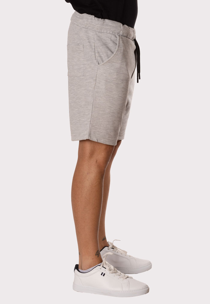 Bermuda Chándal Hombre Gris Claro Pantalón Corto Deportivo - Image 4