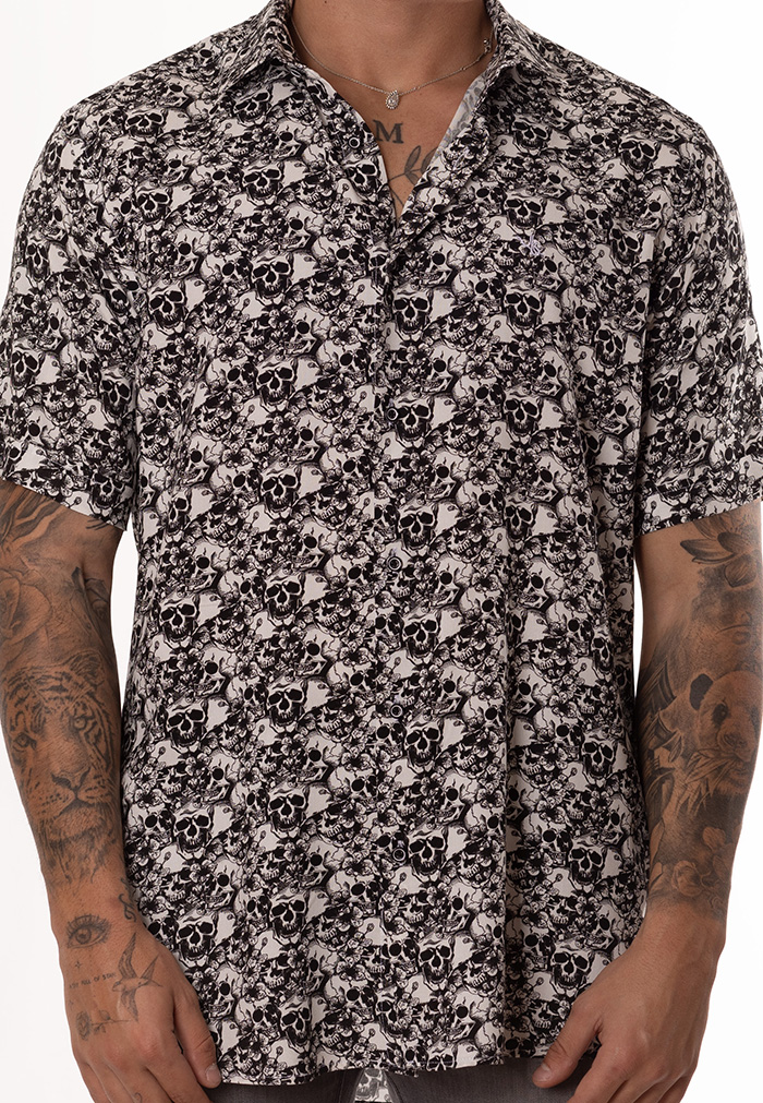 Camisa SkullWave Negro - Image 2