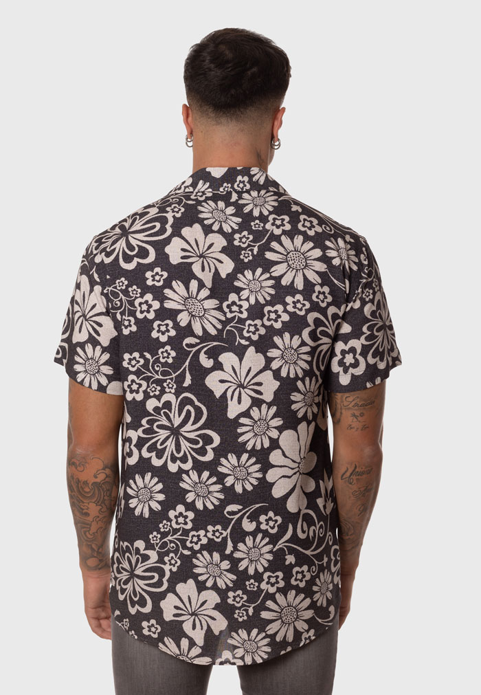 Camisa hawaiana de viscosa con estampado floral - Image 4