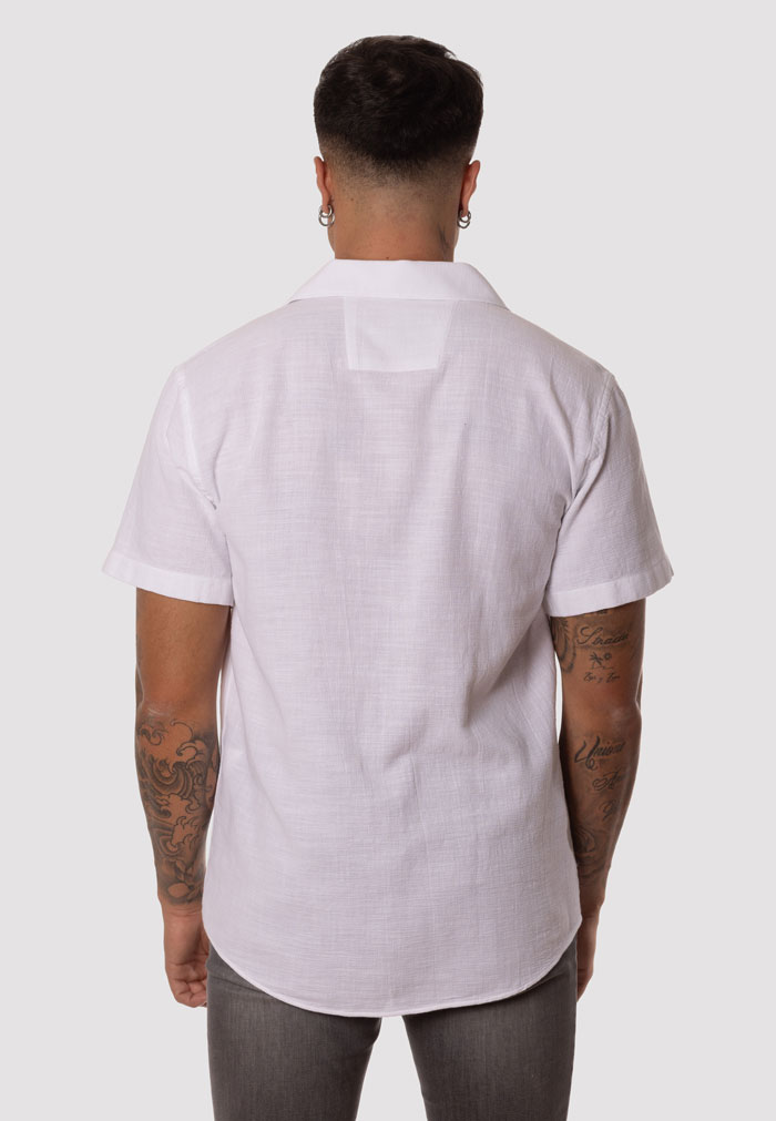Camisa Básica Hombre Blanco - Image 3