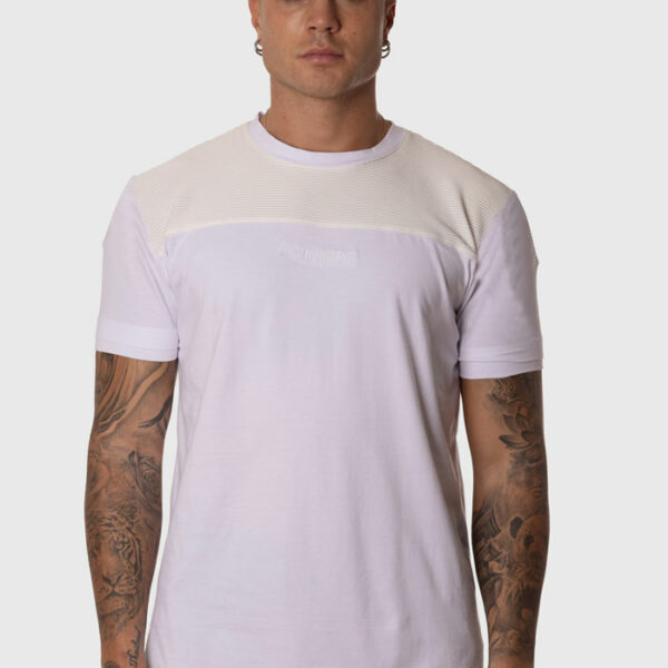 Camiseta Blanca Hombre Textura Blanco