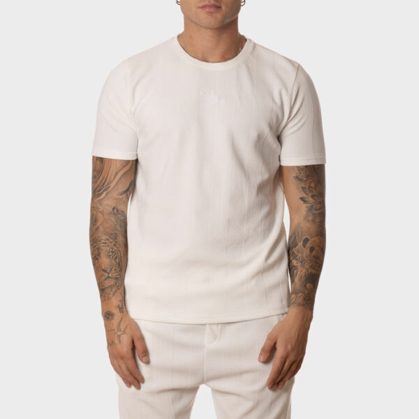 Conjunto Básico Blanco Hombre Camiseta y Pantalón Corto a Juego