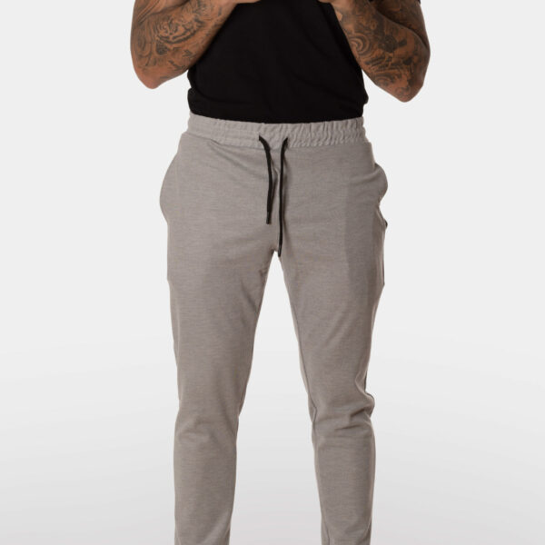 Pantalón Chándal Hombre Gris Claro Básico