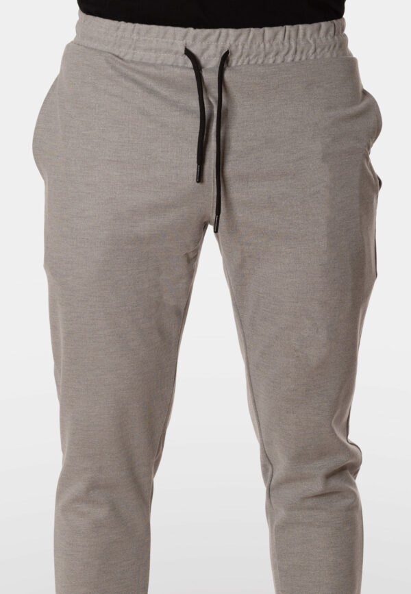 Pantalón Chándal Hombre Gris Claro Básico - Image 2
