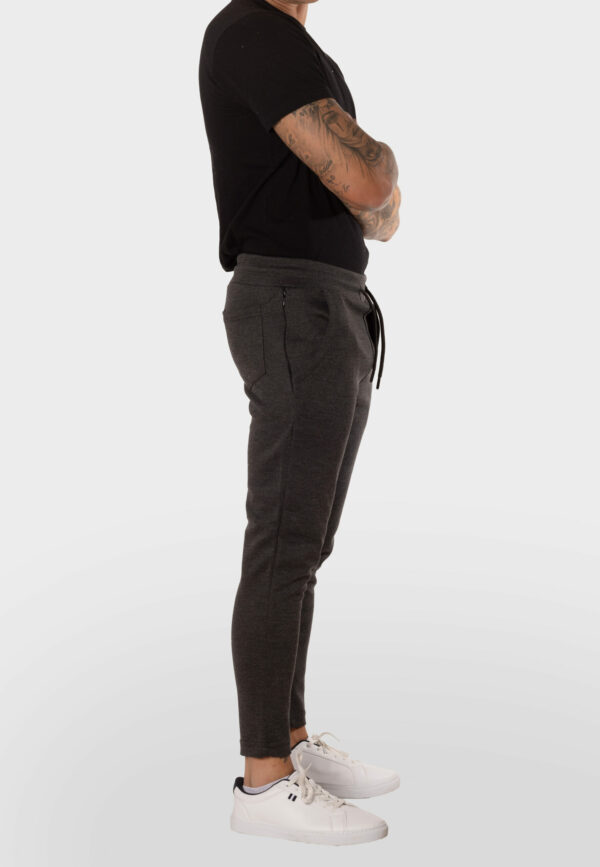 Pantalón Chándal Hombre Gris Marengo Básico - Image 4