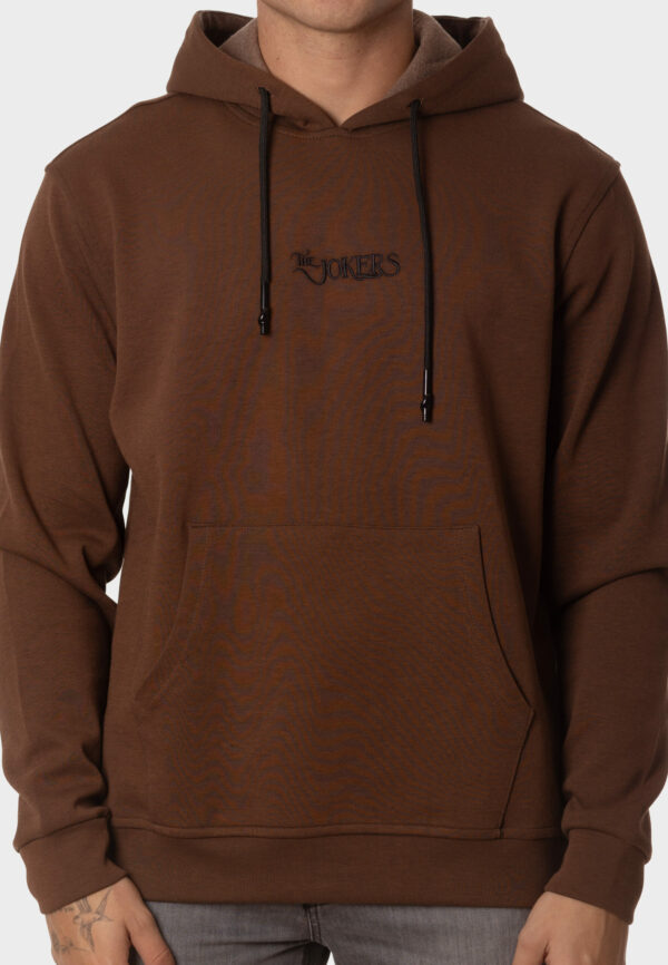 Sudadera Básica Hombre Logo Terracota - Imagen 2