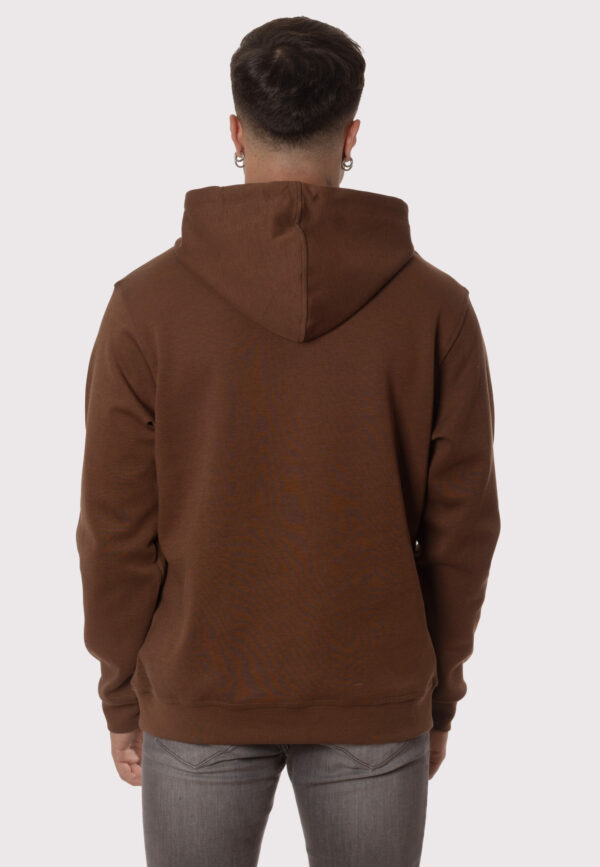 Sudadera Básica Hombre Logo Terracota - Imagen 4