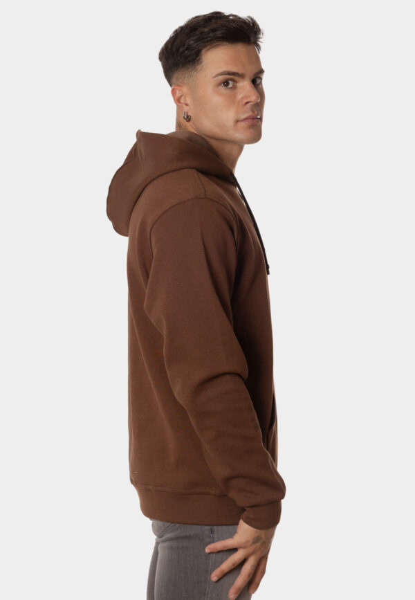 Sudadera Básica Hombre Logo Terracota - Imagen 3