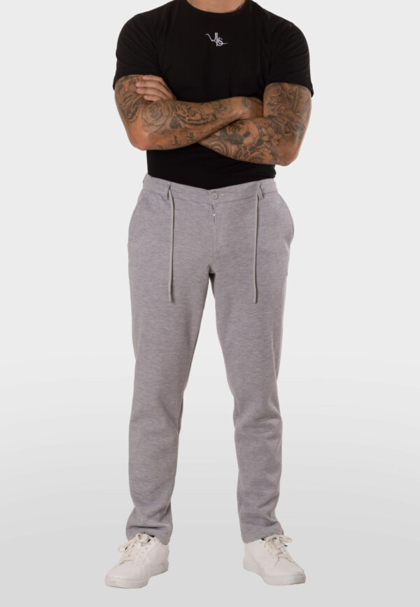 TailorFlex - Pantalón Chándal Chino Cordón Gris