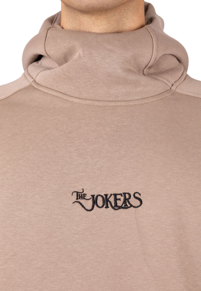 Conjunto de sudadera con capucha y joggers camel - Image 3