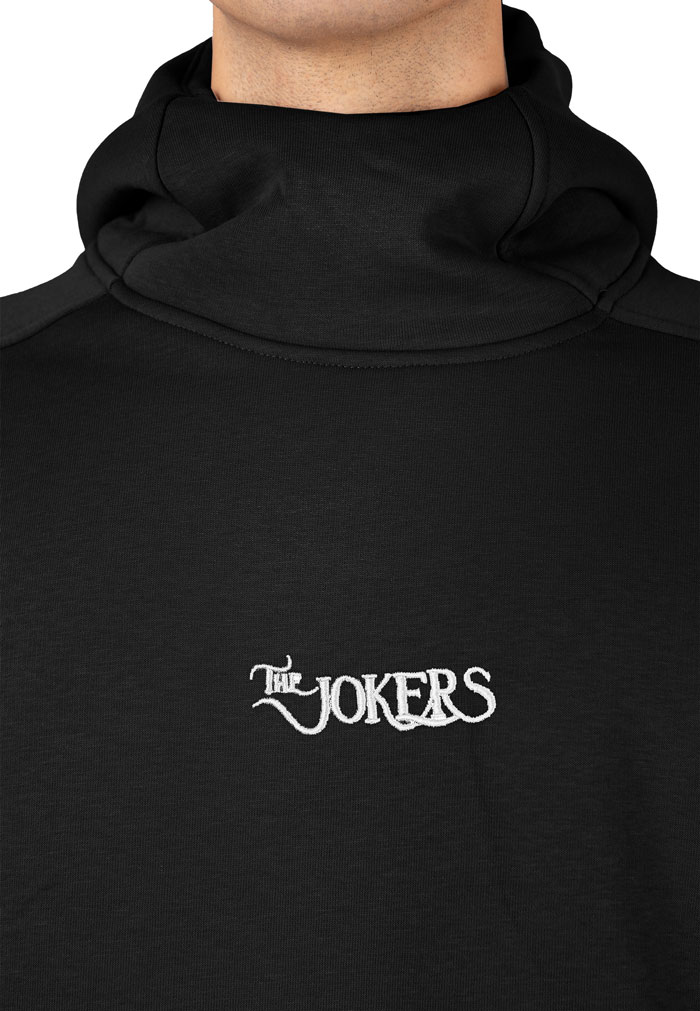 Conjunto de sudadera con capucha y joggers negro - Image 3