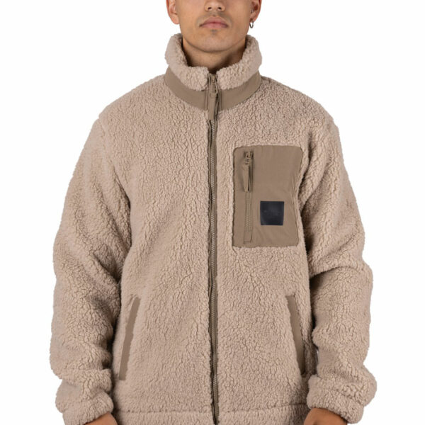 Chaquetón Borreguito con Bolsillo Técnico