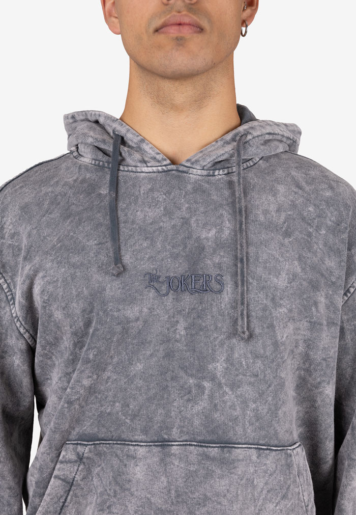 Sudadera con Capucha Efecto Cold Wash en Algodón Elástico - Image 2