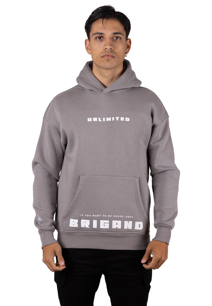 Sudadera con capucha “Unlimited” Gris