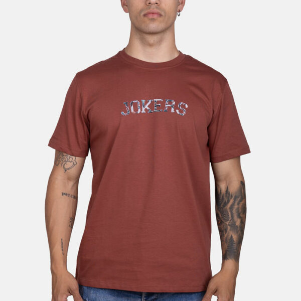 Camiseta con logo JOKERS tribal Teja